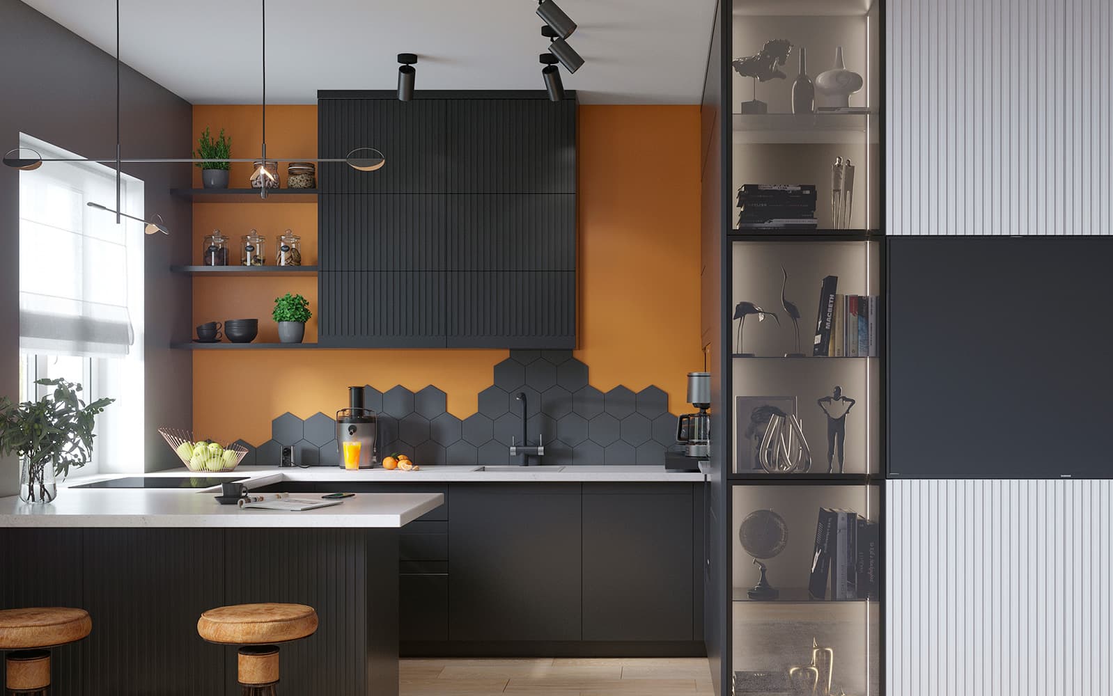 Кухонный гарнитур Вельвет ноче