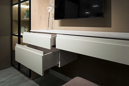 Заказать кухню Тумба под ТВ подвесная в Челябинске